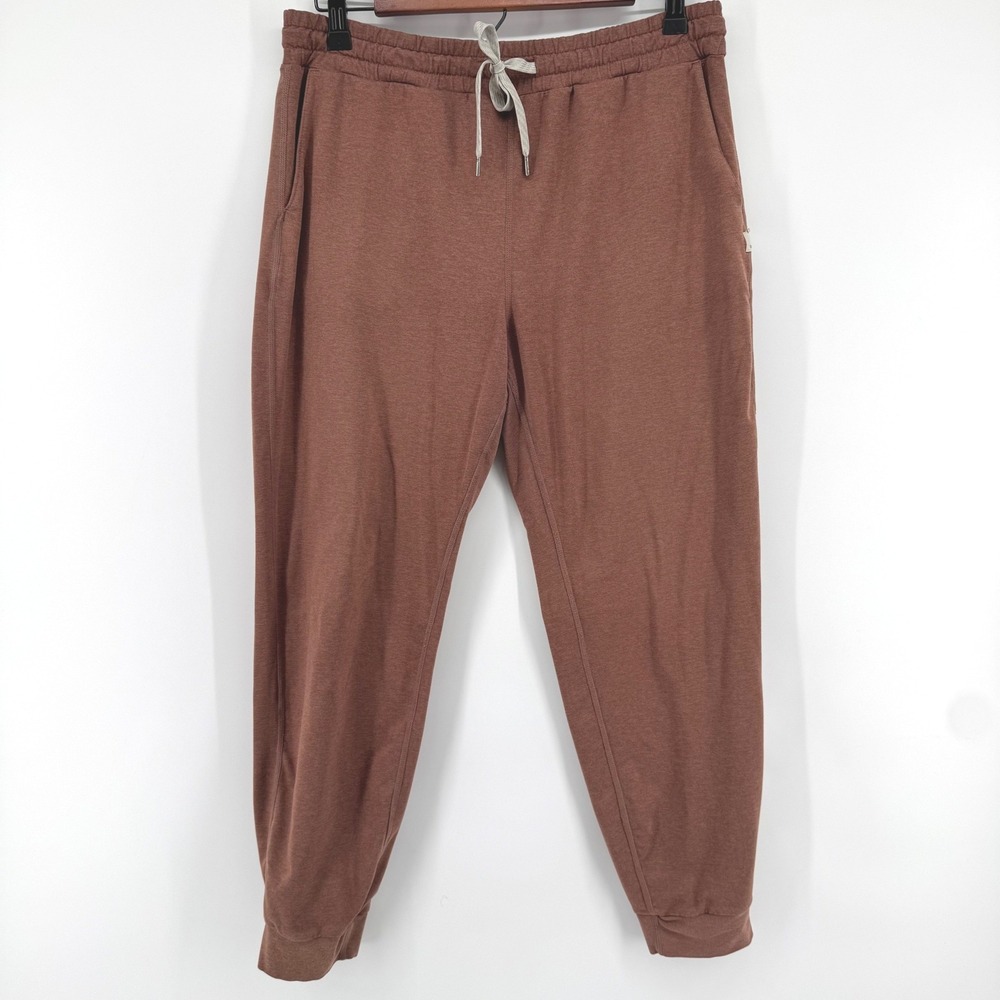 Vuori Performance Jogger Womens M Terracotta Heathered Drawstring Pants VW303